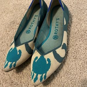 Moroccan pointed Rothy flats